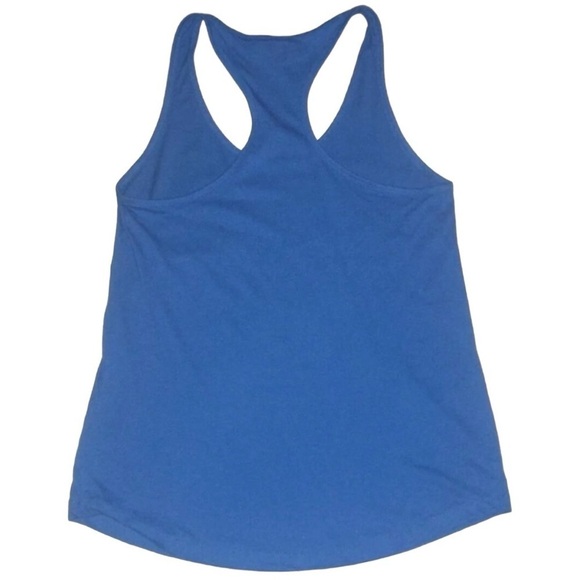 Next Level Tank Top Blue Racerback Rooster Funny Comedy Summer Retro Plus 2X XXL - Picture 4 of 8